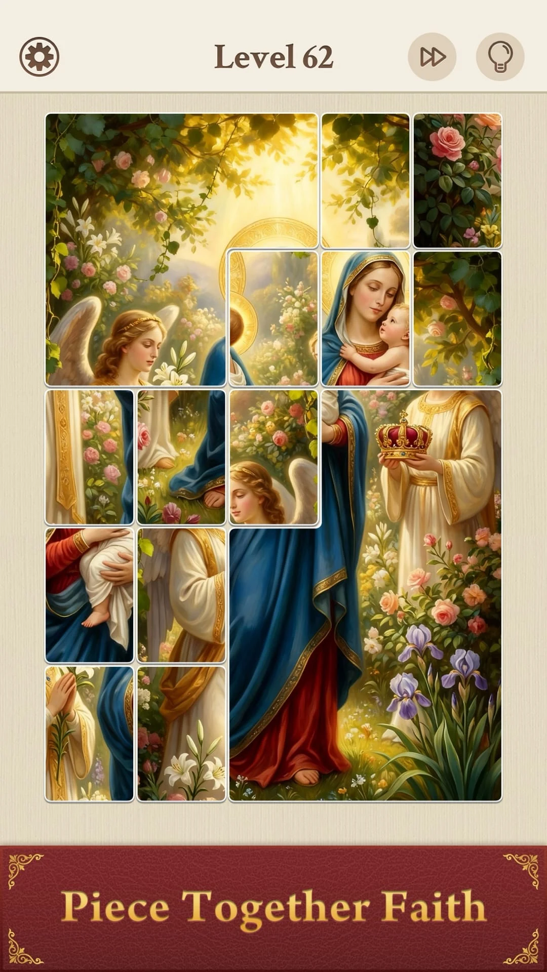 Bible Jigsaw Solitaire screenshot
